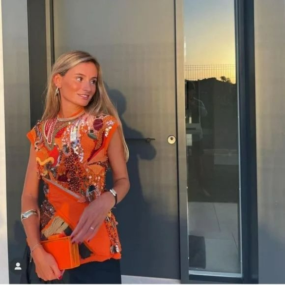 ZARA ATELIER PATCHWORK EMBROIDERED DRESS LIMITED EDITION - Picture 11 of 13